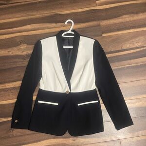 Ivanka Trump Blazer Jacket - Deep Navy & White
